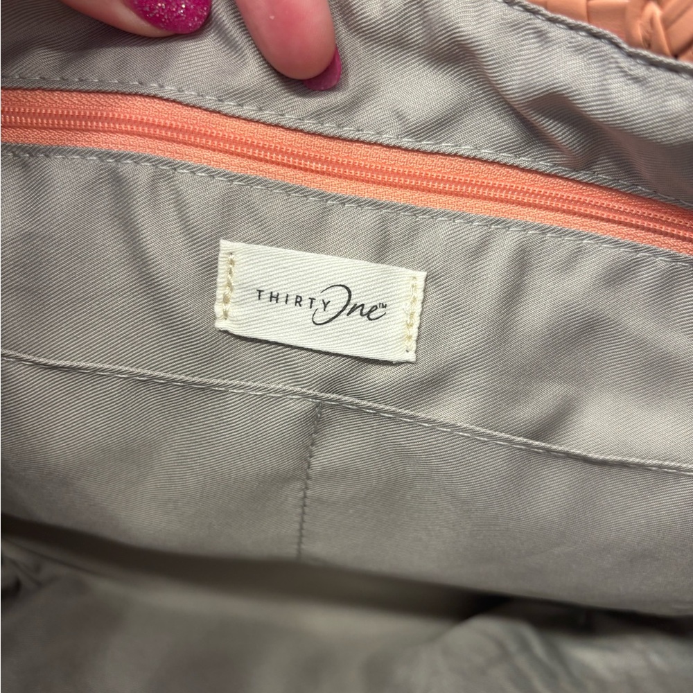 NWT Thirty-one Just Faux you fashion bundle Coral Peach - Picture 10 of 16